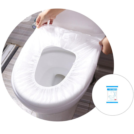 Lot de 10 housses de siège de toilettes imperméables et jetables
